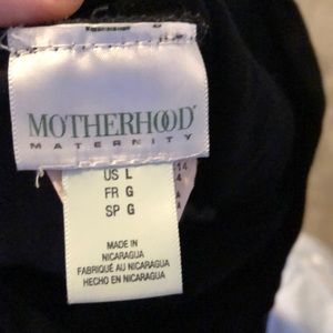 Motherhood maternity black pants